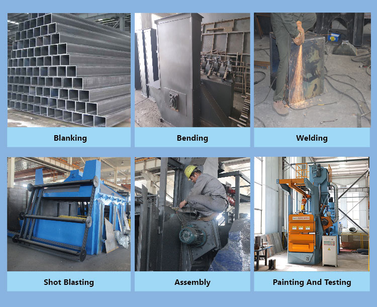 Hook type steel sand shot blasting machine for automobile parts 