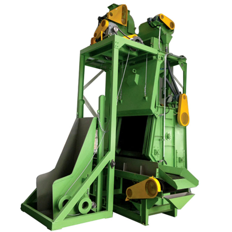 Rubber Belt Shot Blast Machine for Cleaning Aluminium Parts