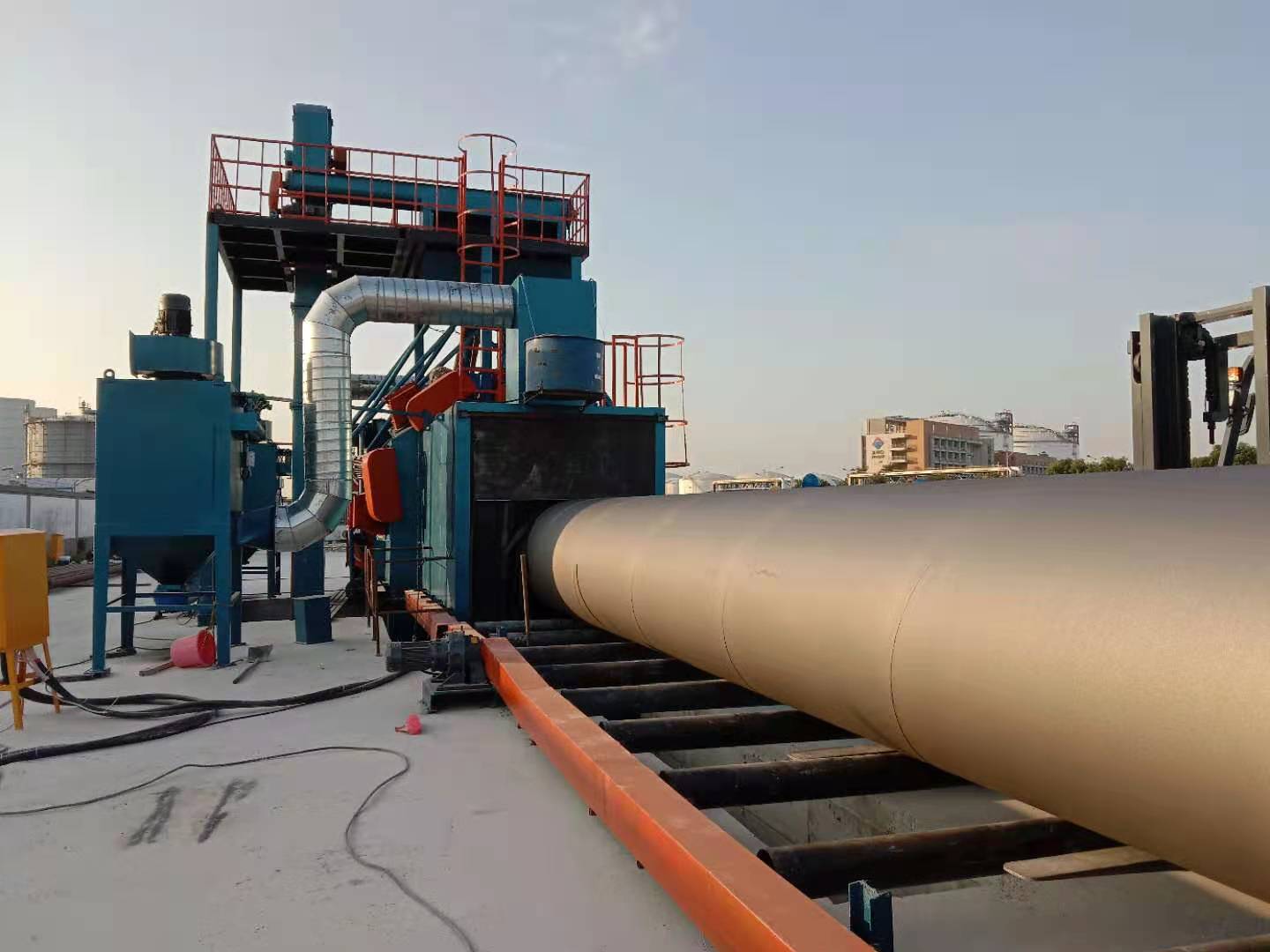 Steel Pipe Shot Blasting Machine 
