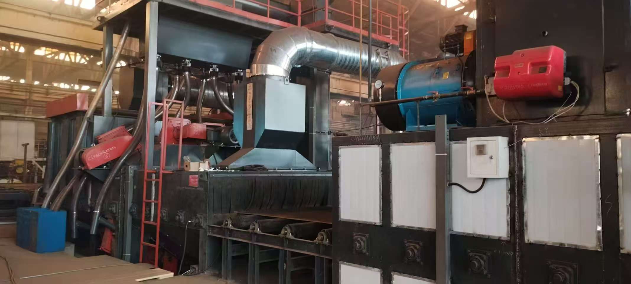South American Roller Conveyor Shot Blasting Machine Project Successfully Commissioned and Now in Production