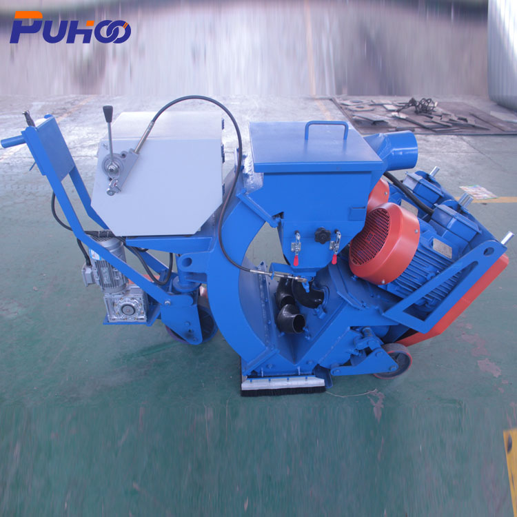 PHLM550 Mobile Road Surface Cleaning Shot Blasting Machine 