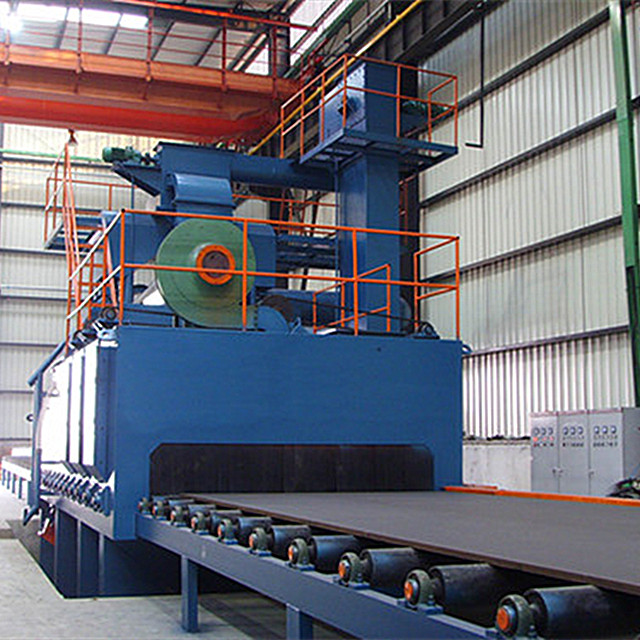 Steel Plate or Steel Beam Shot Blasting Machine with High Efficiency