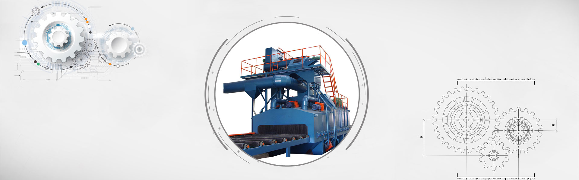 Roller Conveyor Shot Blasting Machine